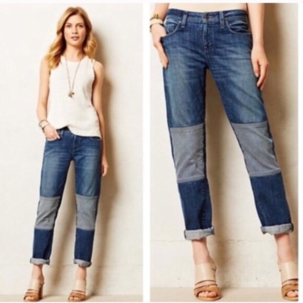 Pilcro Hyphen Railroad Stripe Jeans
